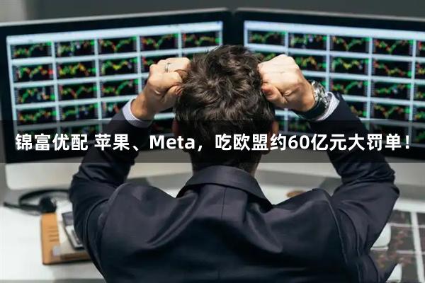 锦富优配 苹果、Meta,吃欧盟约60亿元大罚单!
