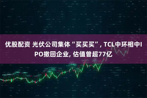 优股配资 光伏公司集体“买买买”, TCL中环相中IPO撤回企业, 估值曾超77亿