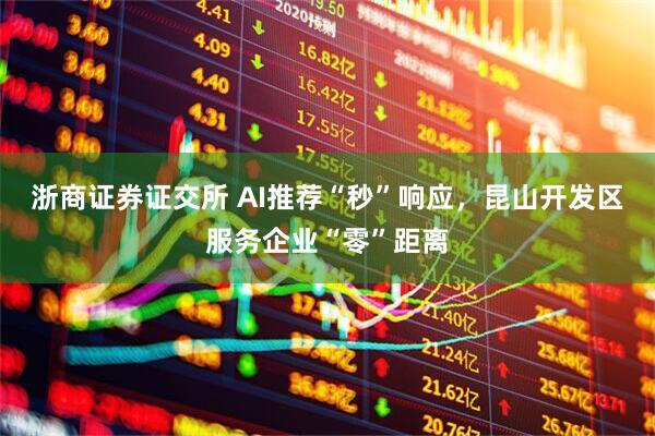 浙商证券证交所 AI推荐“秒”响应,昆山开发区服务企业“零”距离